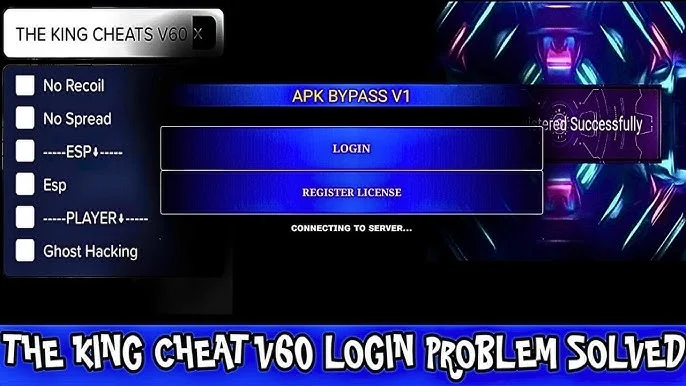 king  cheats apk login menu image.